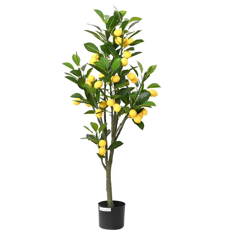 Load image into Gallery viewer, Vidaxl kunstcitroenboom 136 blaadjes 120 cm groen