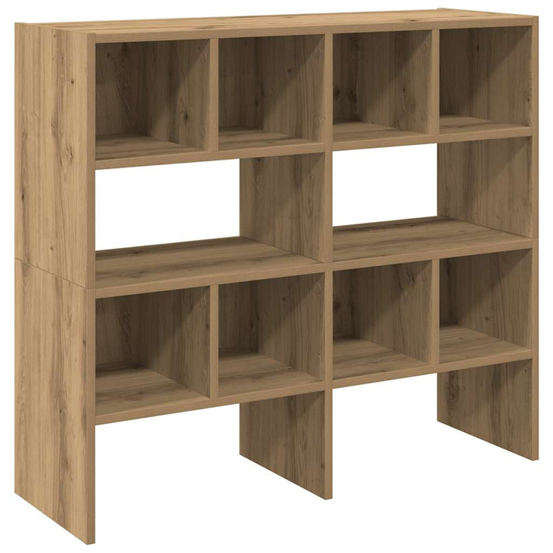 Load image into Gallery viewer, Vidaxl schoenenrekken 2 st stapelbaar 89,5x30x40 cm artisanaal eiken