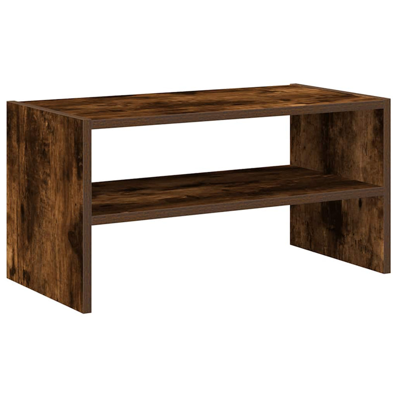 Load image into Gallery viewer, Vidaxl schoenenrek stapelbaar 60x30x30,5 cm gerookt eikenkleurig