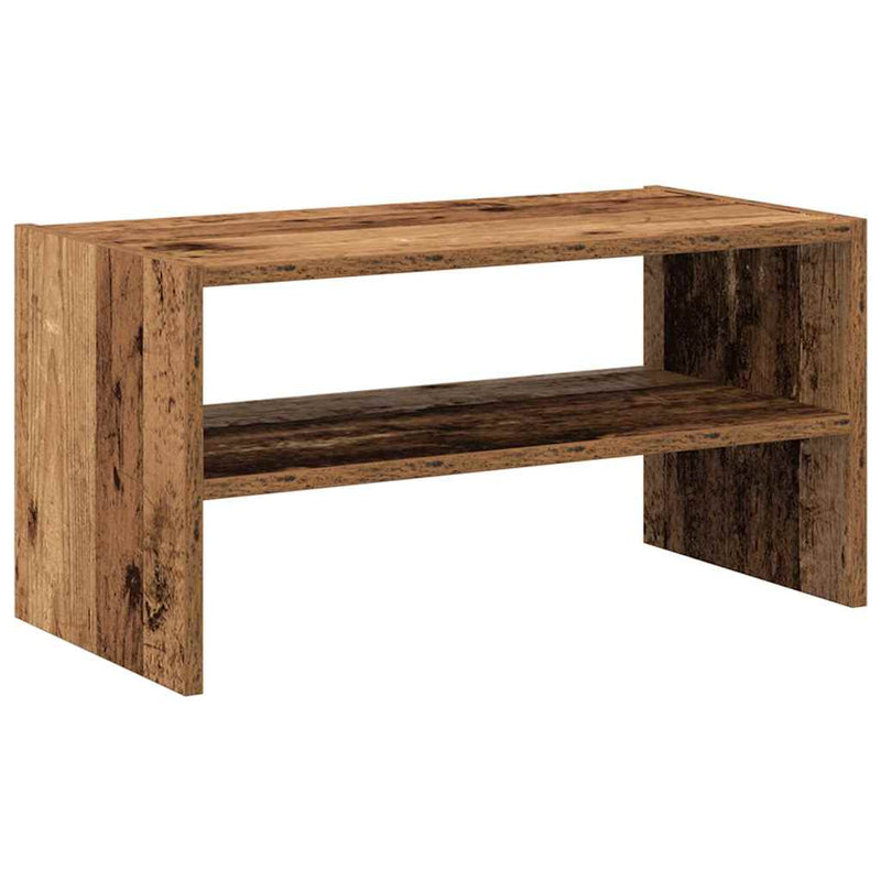 Load image into Gallery viewer, Vidaxl schoenenrek stapelbaar 60x30x30,5 cm oud houtkleurig