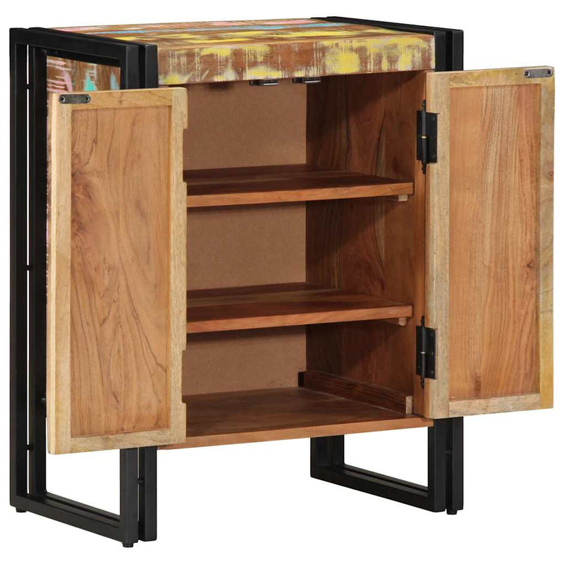 Load image into Gallery viewer, Vidaxl schoenenkast multikleur 56 x 35 x 70 cm massief gerecycled hout