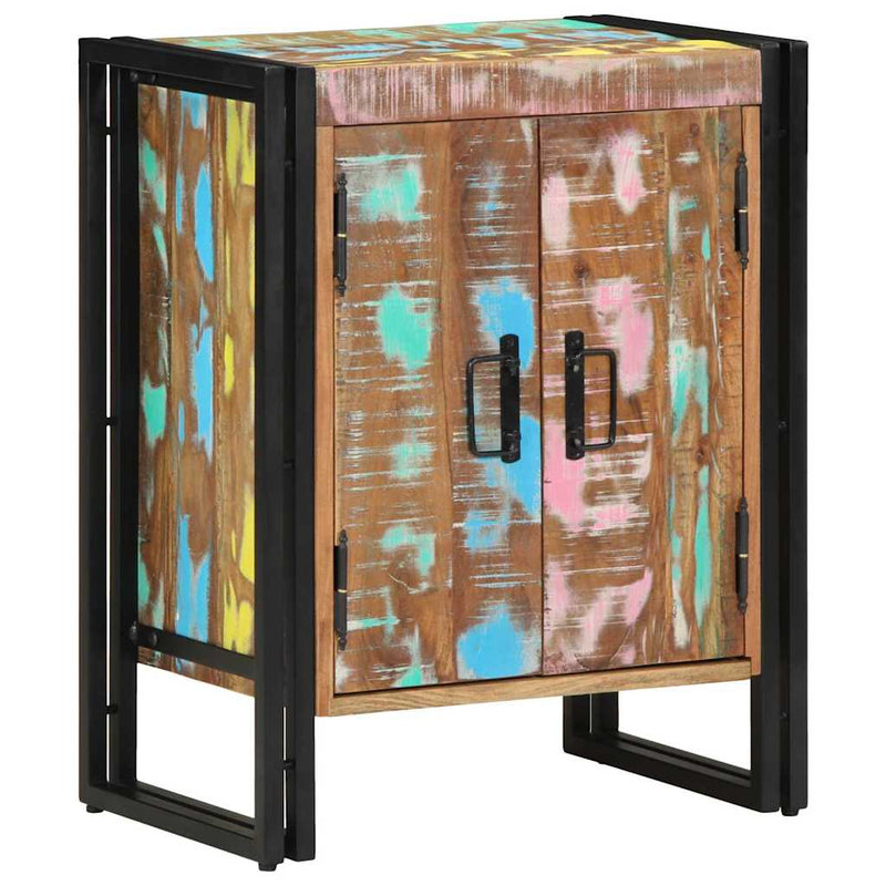 Load image into Gallery viewer, Vidaxl schoenenkast multikleur 56 x 35 x 70 cm massief gerecycled hout