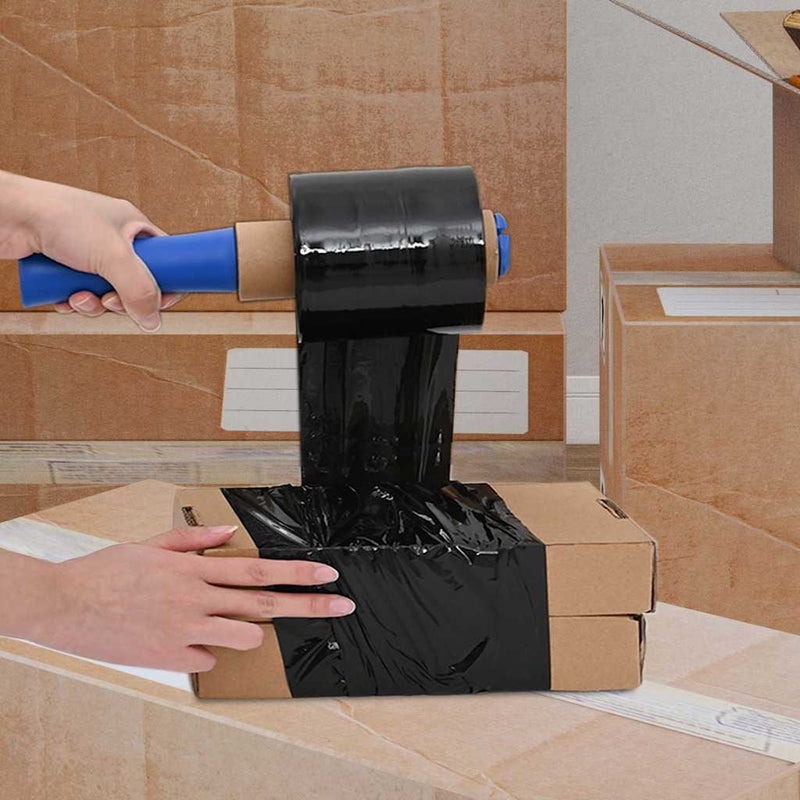 Load image into Gallery viewer, Vidaxl stretchfolies 50 stuks zwart 23 µm 10 cm x 150 m