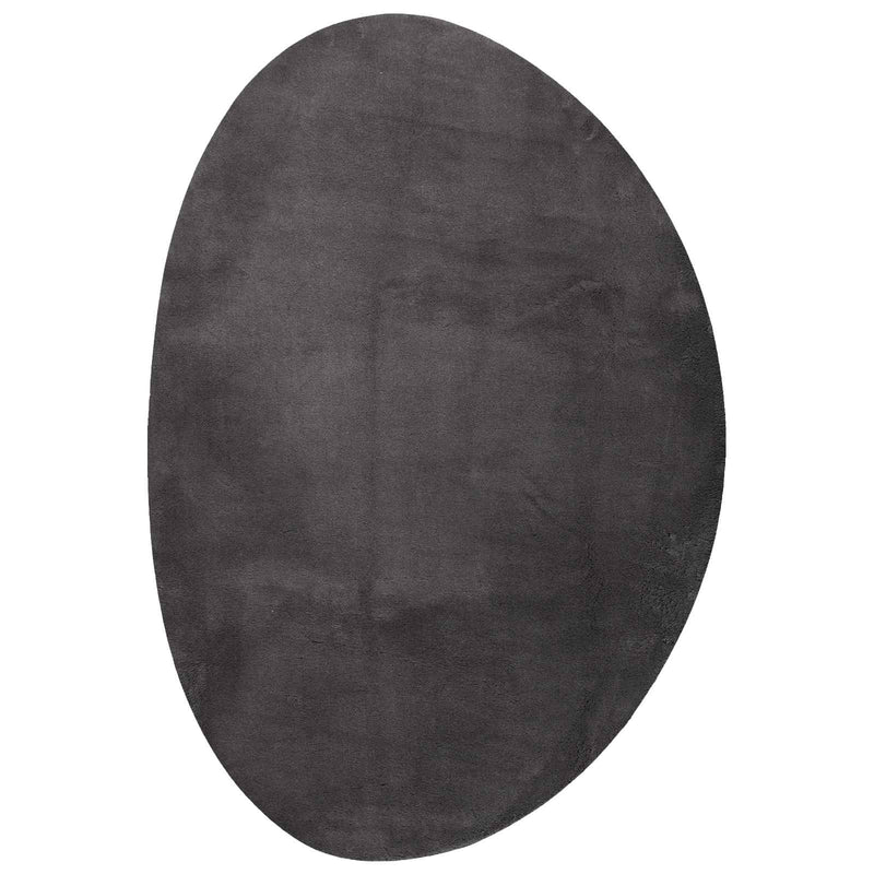 Load image into Gallery viewer, Vidaxl vloerkleden huarte antraciet 140 x 200 cm polyester