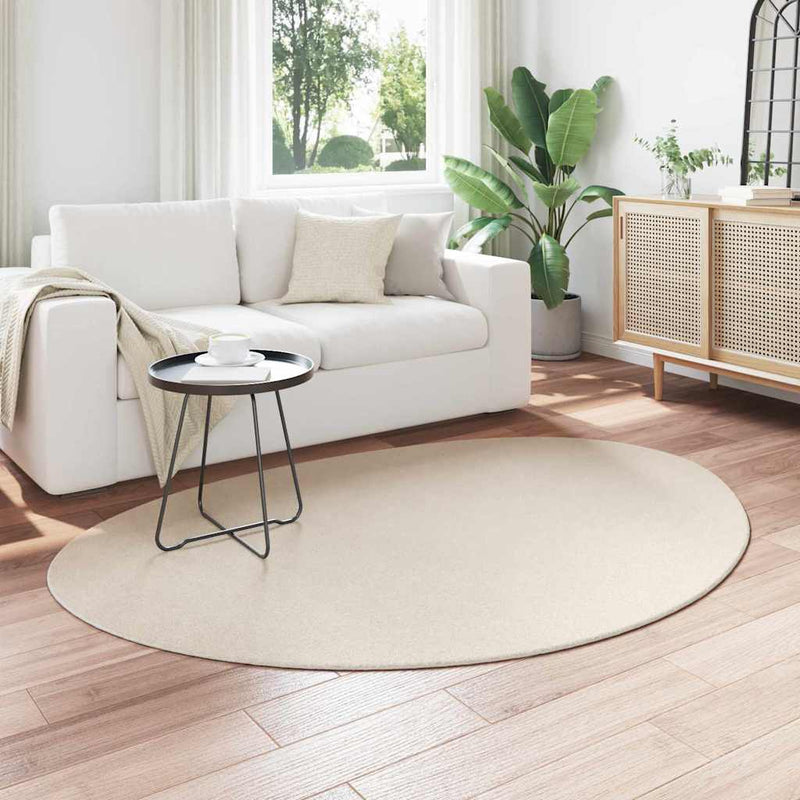 Load image into Gallery viewer, Vidaxl vloerkleden huarte beige 140 x 200 cm polyester
