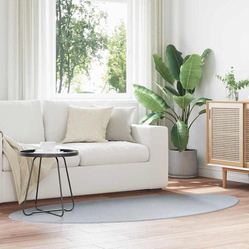 Load image into Gallery viewer, Vidaxl vloerkleden huarte grijs 100 x 200 cm polyester