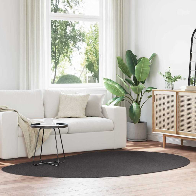 Load image into Gallery viewer, Vidaxl vloerkleden huarte antraciet 160 x 230 cm polyester