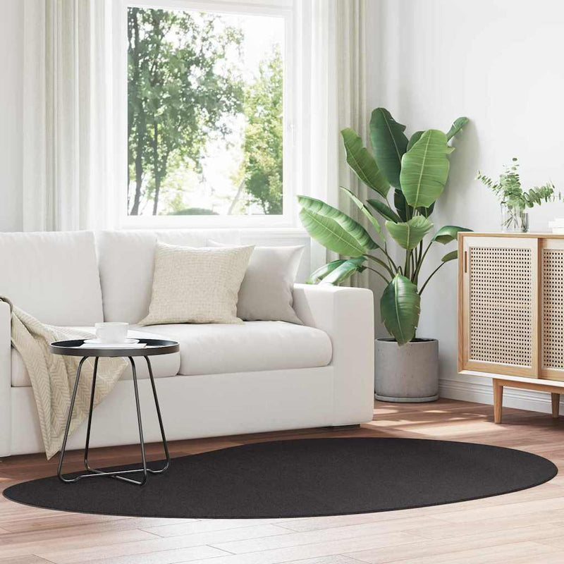 Load image into Gallery viewer, Vidaxl vloerkleden huarte zwart 140 x 200 cm polyester