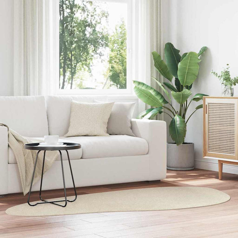 Load image into Gallery viewer, Vidaxl vloerkleden huarte beige 100 x 200 cm polyester