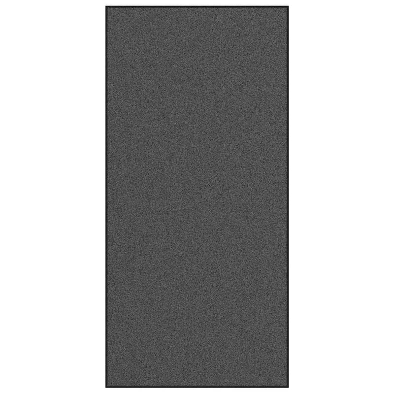 Load image into Gallery viewer, Vidaxl deurmat anders antraciet en zwart 120 x 250 cm polyamide en pvc