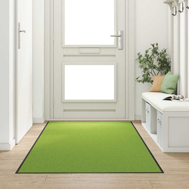 Load image into Gallery viewer, Vidaxl deurmat anders groen en zwart 120 x 250 cm polyamide en pvc