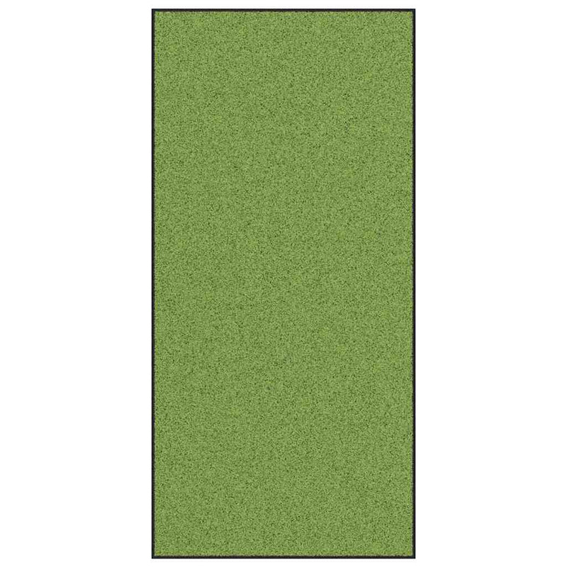 Load image into Gallery viewer, Vidaxl deurmat anders groen en zwart 120 x 250 cm polyamide en pvc