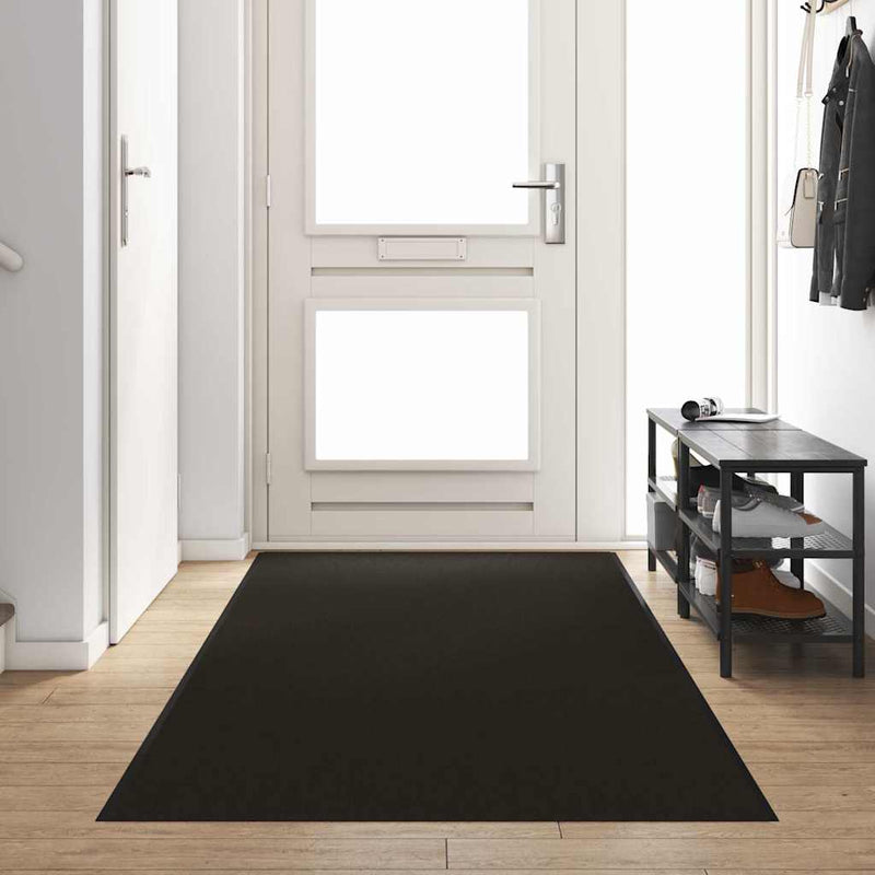 Load image into Gallery viewer, Vidaxl deurmat anders zwart 120 x 350 cm polypropyleen en vinyl