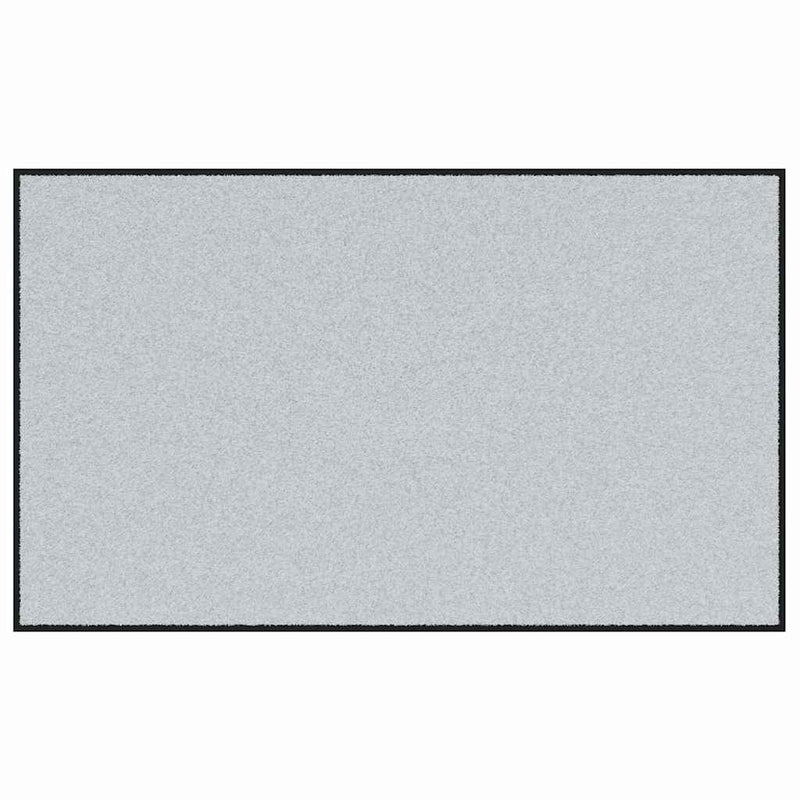 Load image into Gallery viewer, Vidaxl deurmat grijs en zwart 90 x 150 cm polypropyleen en vinyl