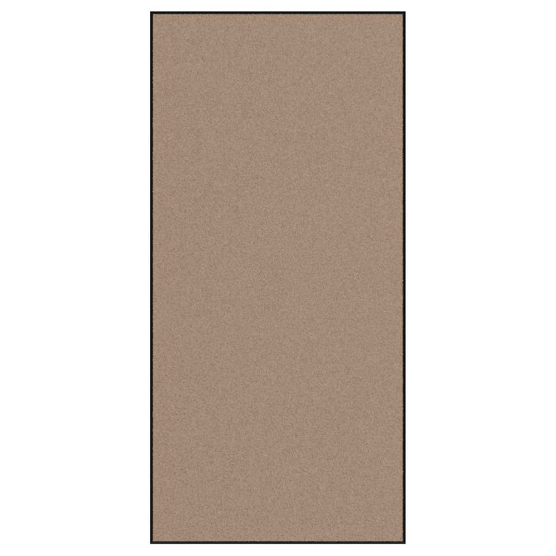 Load image into Gallery viewer, Vidaxl deurmat beige en zwart 120 x 250 cm polypropyleen en vinyl