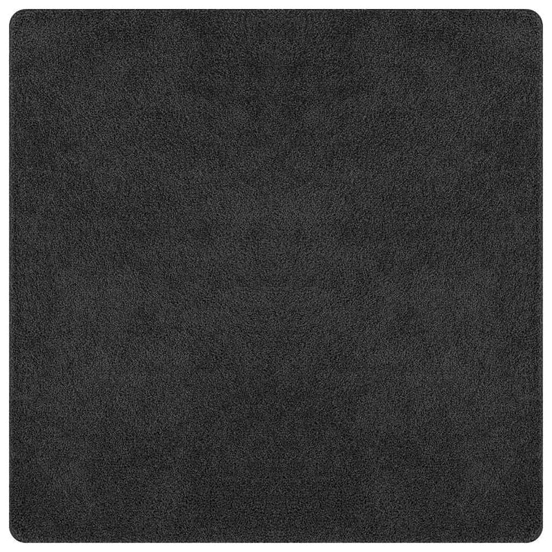 Load image into Gallery viewer, Vidaxl antislip shaggy tapijt donkergrijs 120 x 120 cm pp