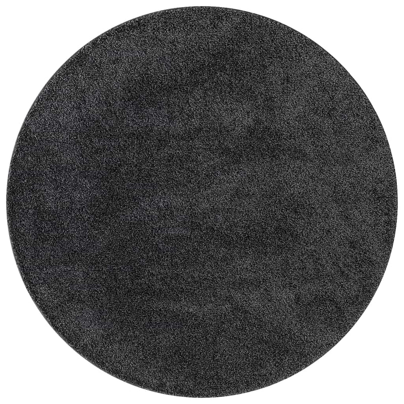 Load image into Gallery viewer, Vidaxl antislip shaggy tapijt donkergrijs 160 x 160 cm pp