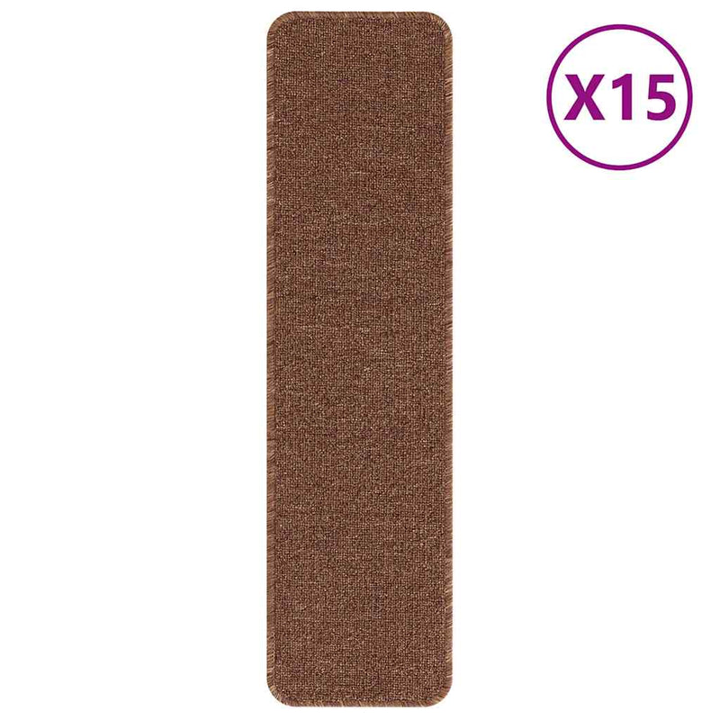 Load image into Gallery viewer, Vidaxl antislip trapmatten latex achterkant 15 pcs geel 75 x 20 cm pp
