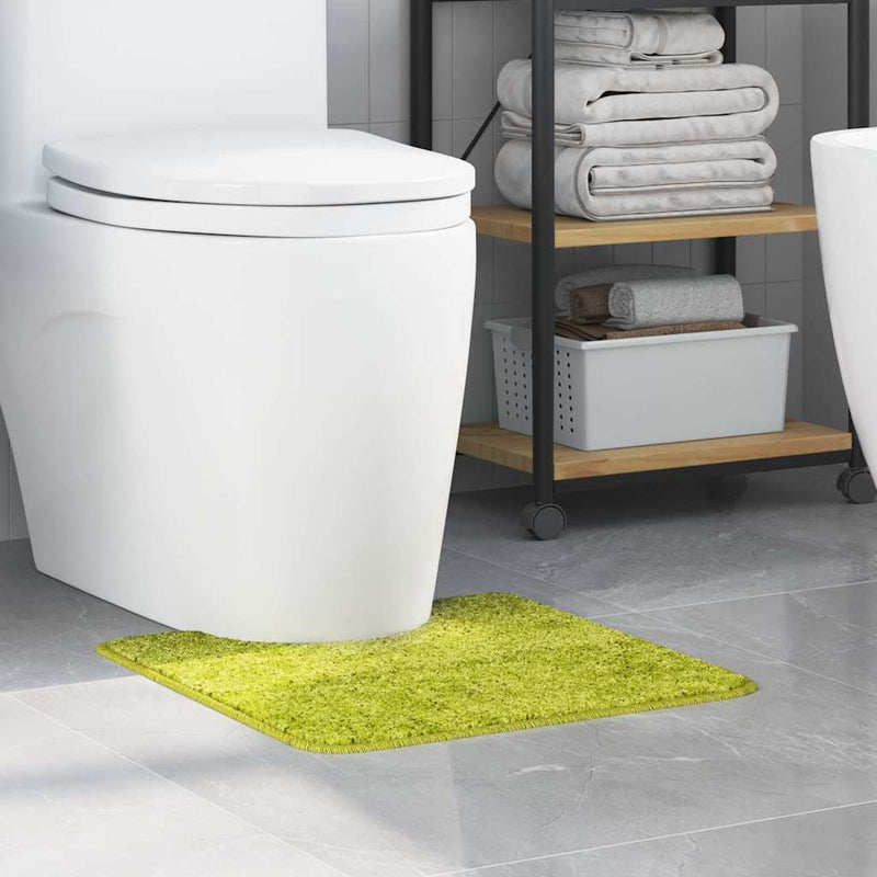 Load image into Gallery viewer, Vidaxl antislip badmat met toilet cut groen 50 x 50 cm pp