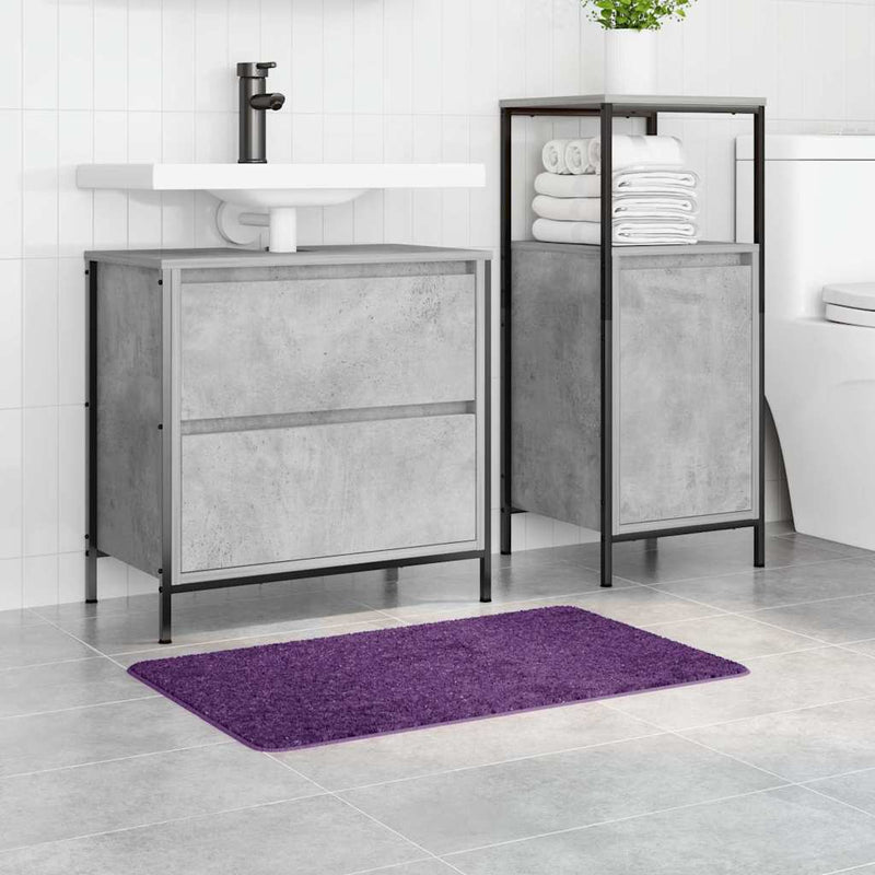 Load image into Gallery viewer, Vidaxl antislip badmat paars 50 x 80 cm pp