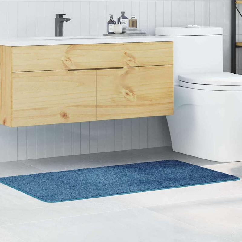 Load image into Gallery viewer, Vidaxl antislip badmat blauw 70 x 120 cm pp