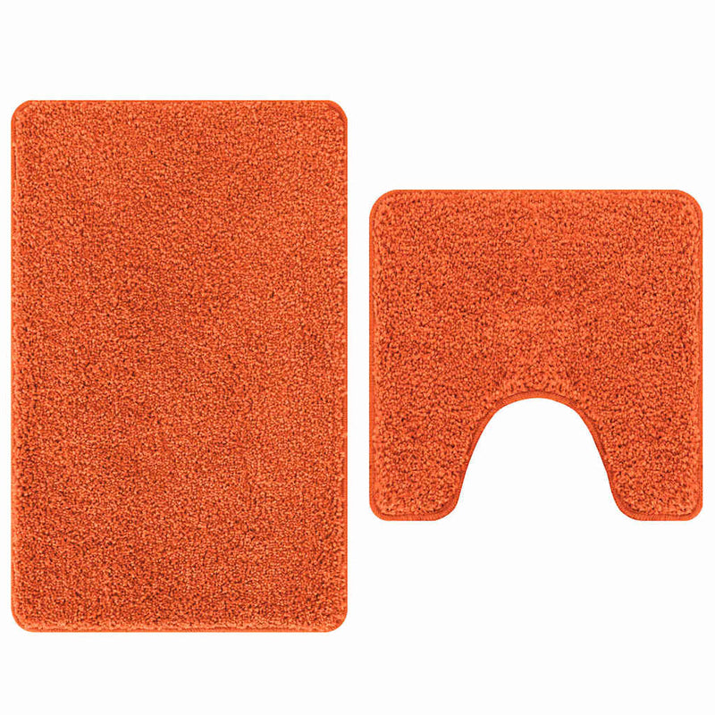 Load image into Gallery viewer, Vidaxl antislip badmat set 2 pcs oranje pp