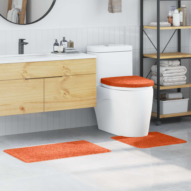 Load image into Gallery viewer, Vidaxl antislip badmat set 3 pcs oranje pp
