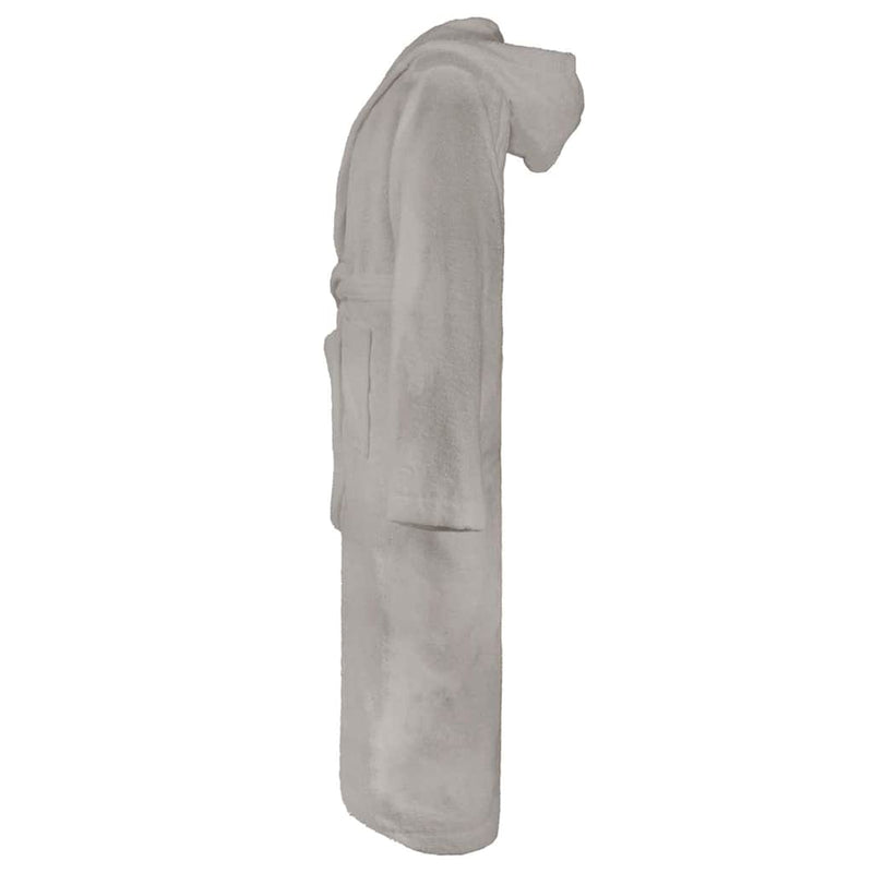 Load image into Gallery viewer, Vidaxl badjas kinn grijs l katoen