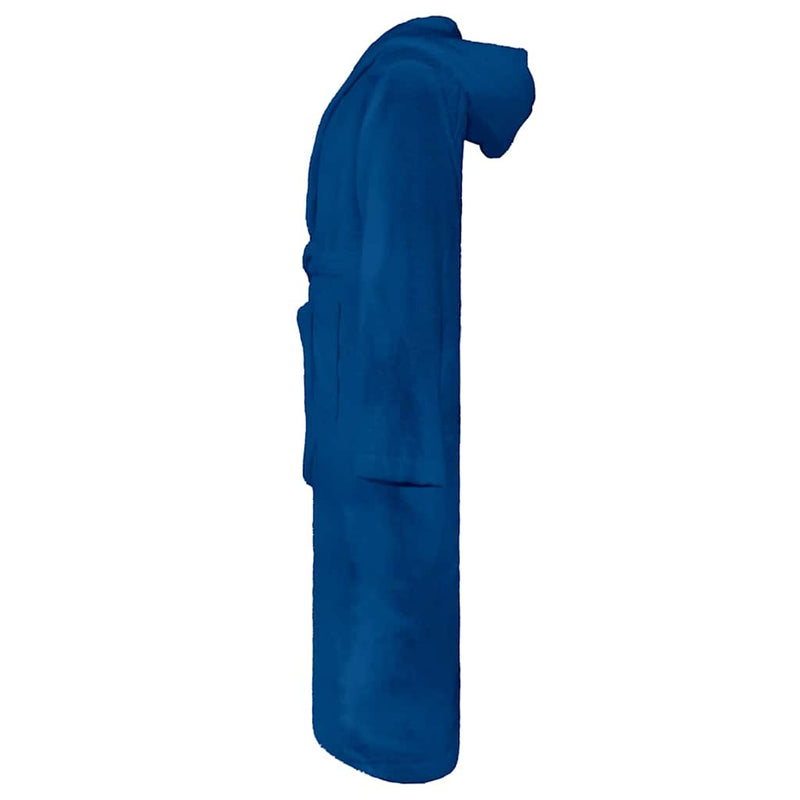 Load image into Gallery viewer, Vidaxl badjas kinn blauw m katoen