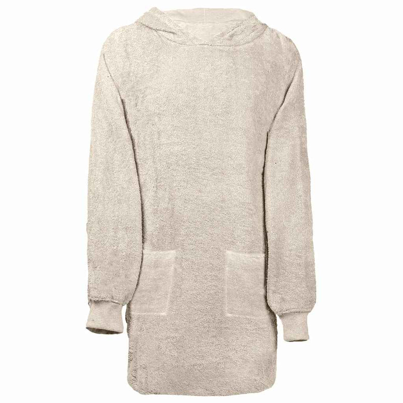 Load image into Gallery viewer, Vidaxl deken hoodie kinn crème l katoen