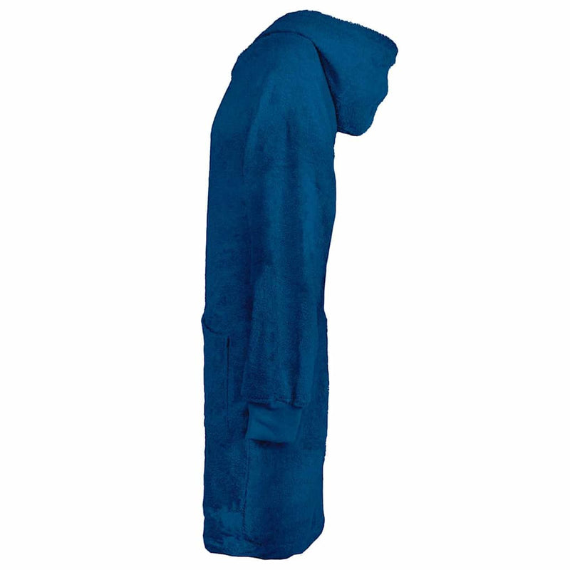 Load image into Gallery viewer, Vidaxl deken hoodie kinn marineblauw l katoen