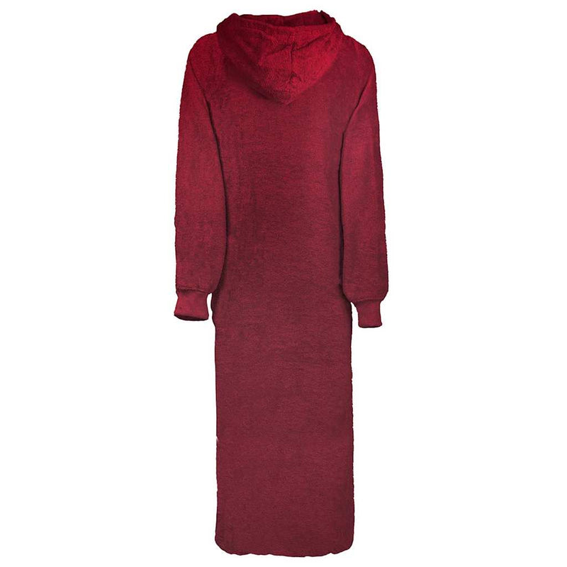 Load image into Gallery viewer, Vidaxl deken hoodie kinn rood xxl katoen