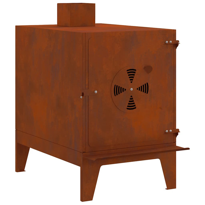 Load image into Gallery viewer, Vidaxl campingkachel 35x50x60 cm cortenstaal