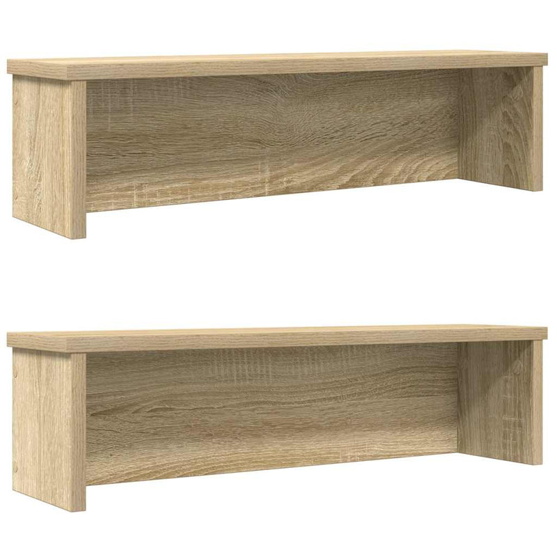 Load image into Gallery viewer, Vidaxl keukenrekken stapelbaar 2 st 60x15x16 cm sonoma eikenkleurig