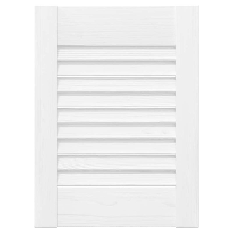 Load image into Gallery viewer, Vidaxl kastdeur louvre design 39,5x29,5 cm wit