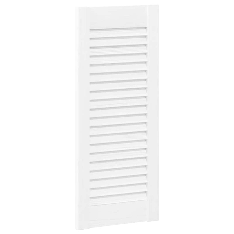 Load image into Gallery viewer, Vidaxl kastdeuren louvredesign 4 st 61,5x29,5 cm wit