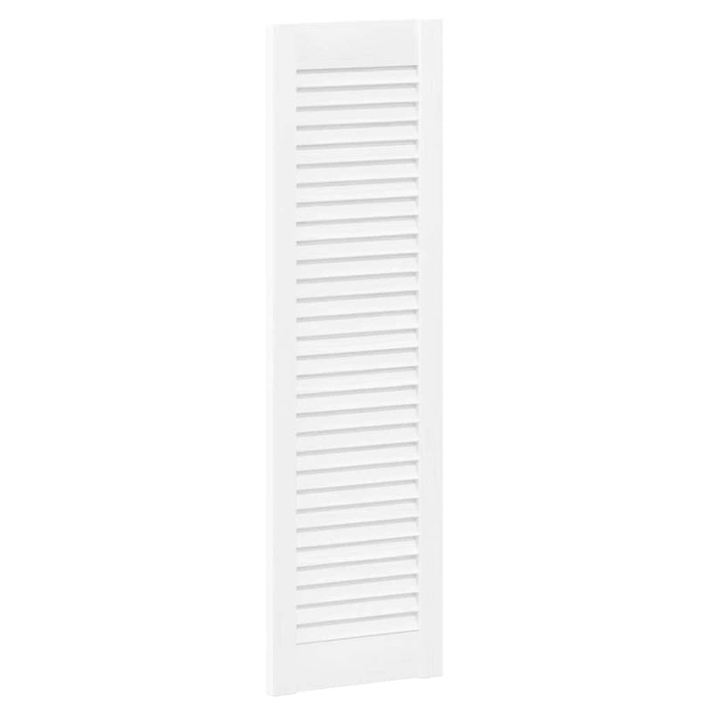 Load image into Gallery viewer, Vidaxl kastdeur louvre design 99x29,5 cm wit