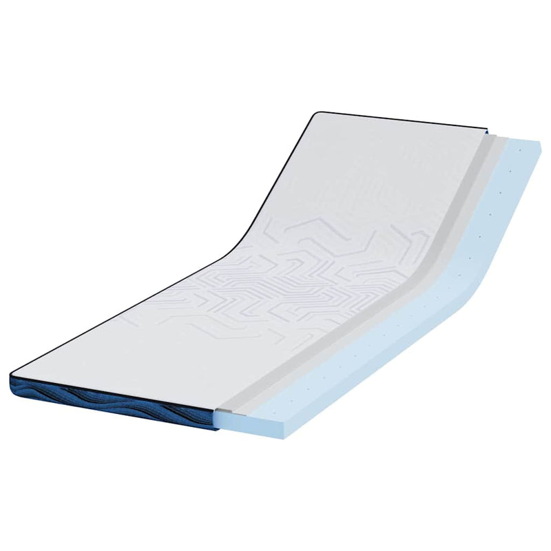 Load image into Gallery viewer, Vidaxl matrastopper wit 80 x 200 cm jacquard stof