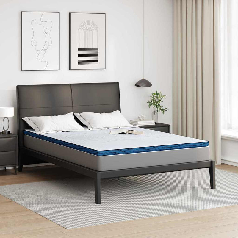 Load image into Gallery viewer, Vidaxl matrastopper wit 140 x 190 cm jacquard stof