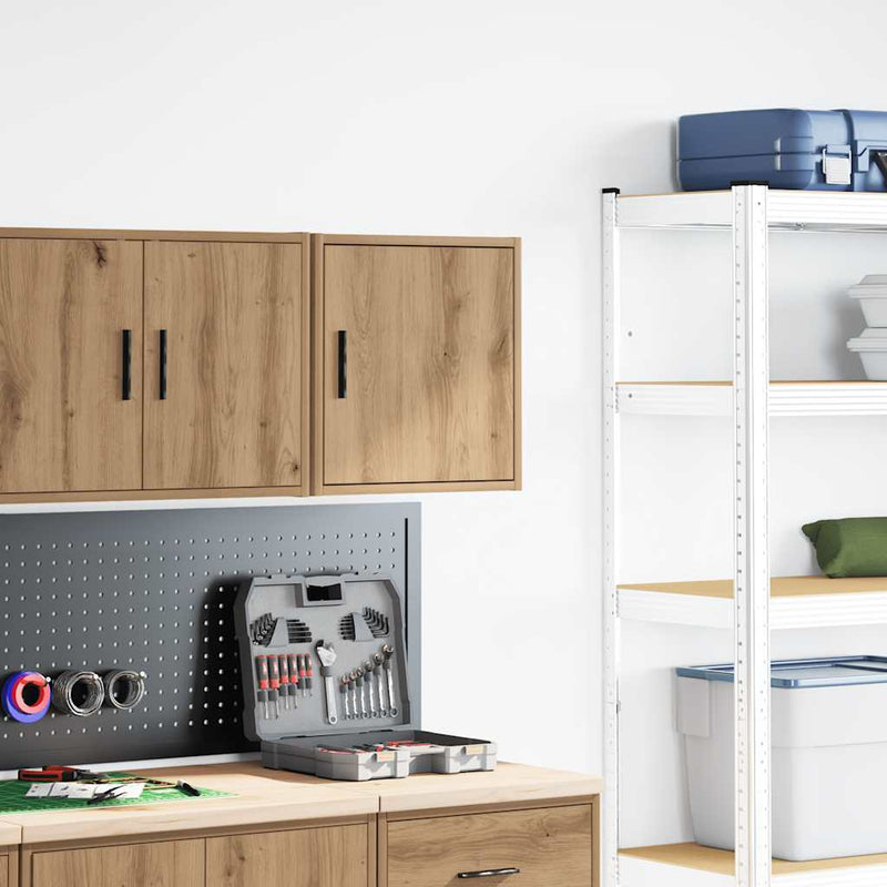 Load image into Gallery viewer, Vidaxl garage wandkast bewerkt hout ambachtelijk eiken