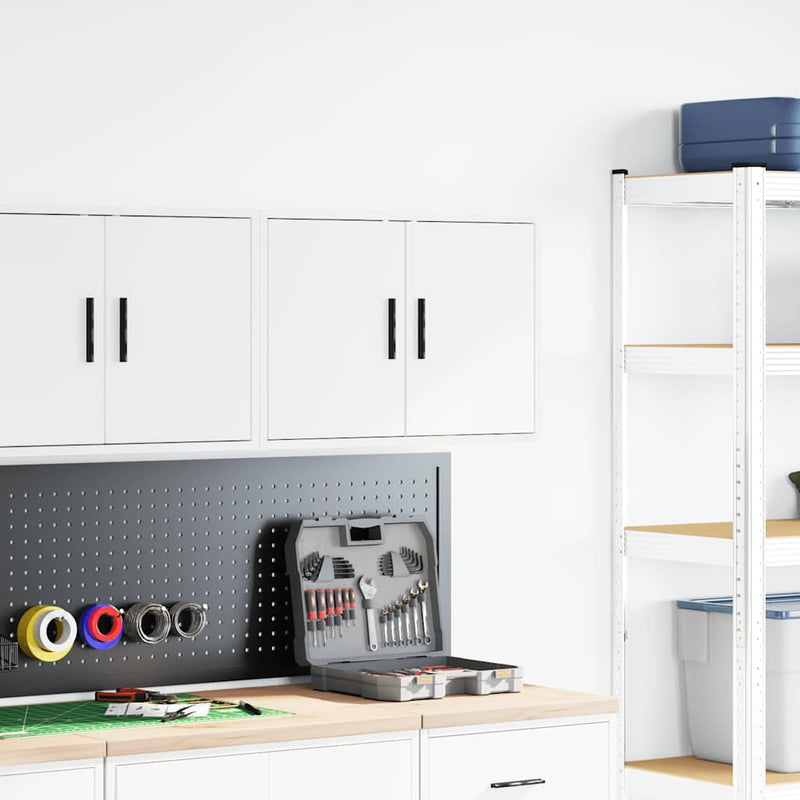 Load image into Gallery viewer, Vidaxl garagewandkast bewerkt hout wit