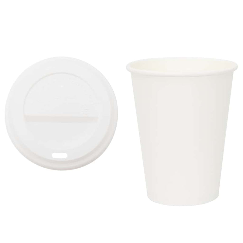 Load image into Gallery viewer, Vidaxl papieren koffiekopjes met deksel 1000 st 12oz 300 ml