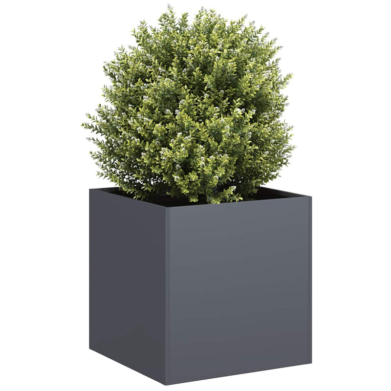 Load image into Gallery viewer, Vidaxl plantenbak 40x40x40 cm koudgewalst staal antracietkleurig
