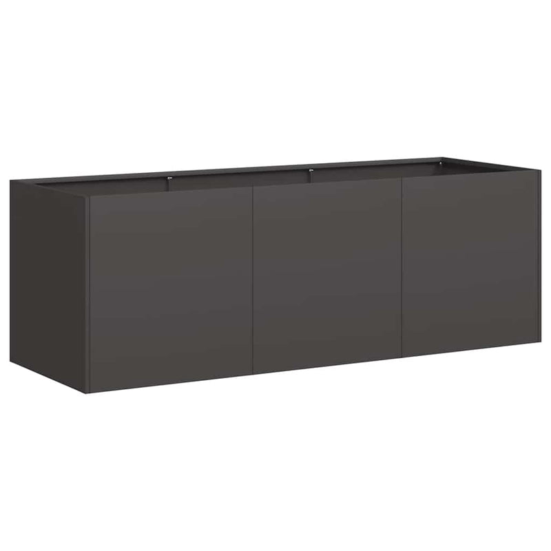 Load image into Gallery viewer, Vidaxl plantenbak zwart 120x40x40 cm koudgewalst staal