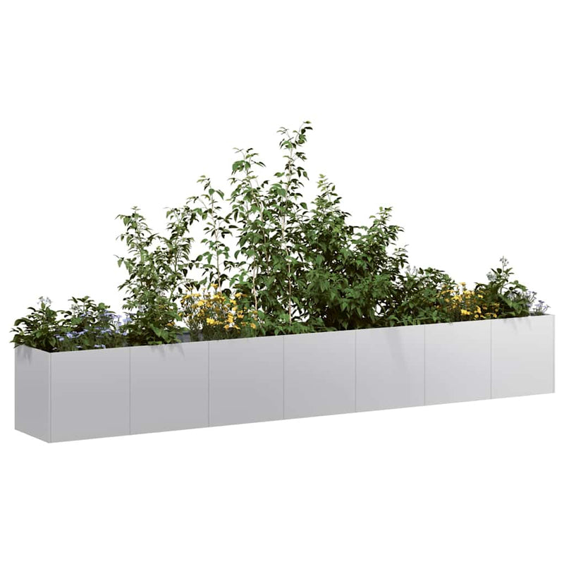 Load image into Gallery viewer, Vidaxl plantenbak 280x40x40 cm gegalvaniseerd staal