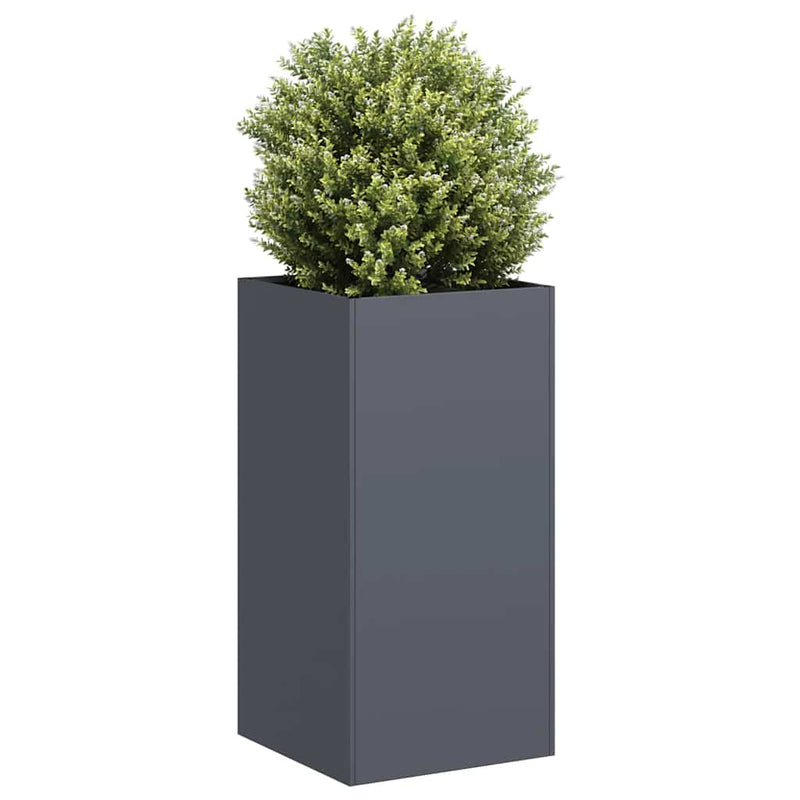 Load image into Gallery viewer, Vidaxl plantenbak 40x40x80 cm koudgewalst staal antracietkleurig
