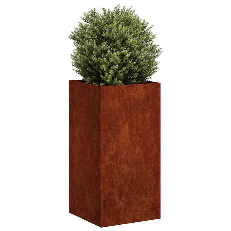 Load image into Gallery viewer, Vidaxl plantenbak roestig 40x40x80 cm weervast staal