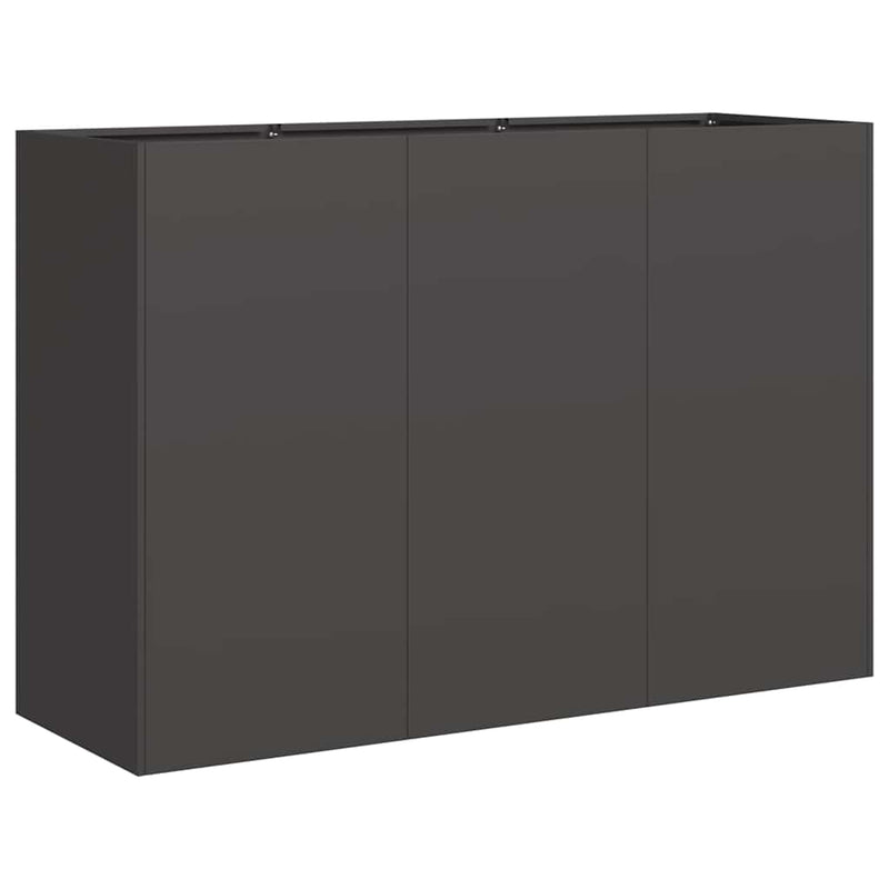 Load image into Gallery viewer, Vidaxl plantenbak 120x40x80 cm koudgewalst staal zwart