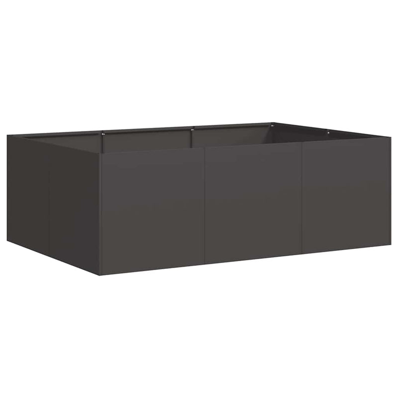 Load image into Gallery viewer, Vidaxl plantenbak 120x80x40 cm staal zwart