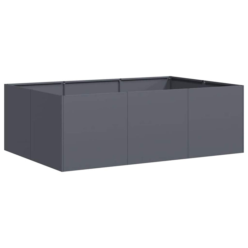 Load image into Gallery viewer, Vidaxl plantenbak 120x80x40 cm staal antracietkleurig